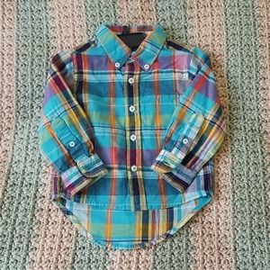Peek Baby Boy Plaid Shirt